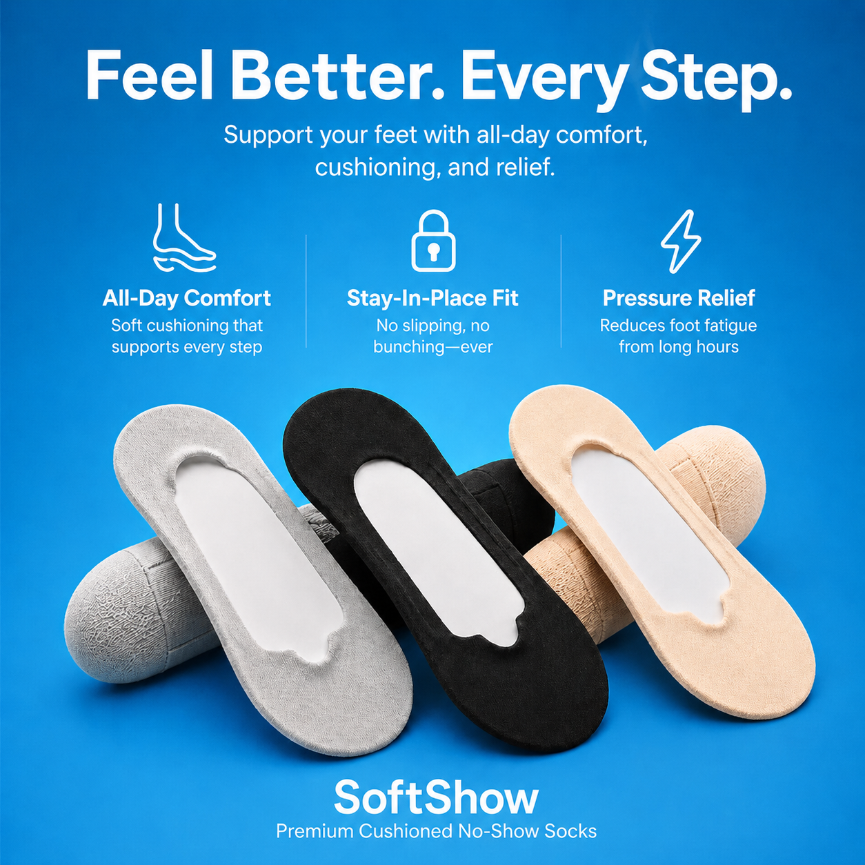 SoftShow™ Insole Socks
