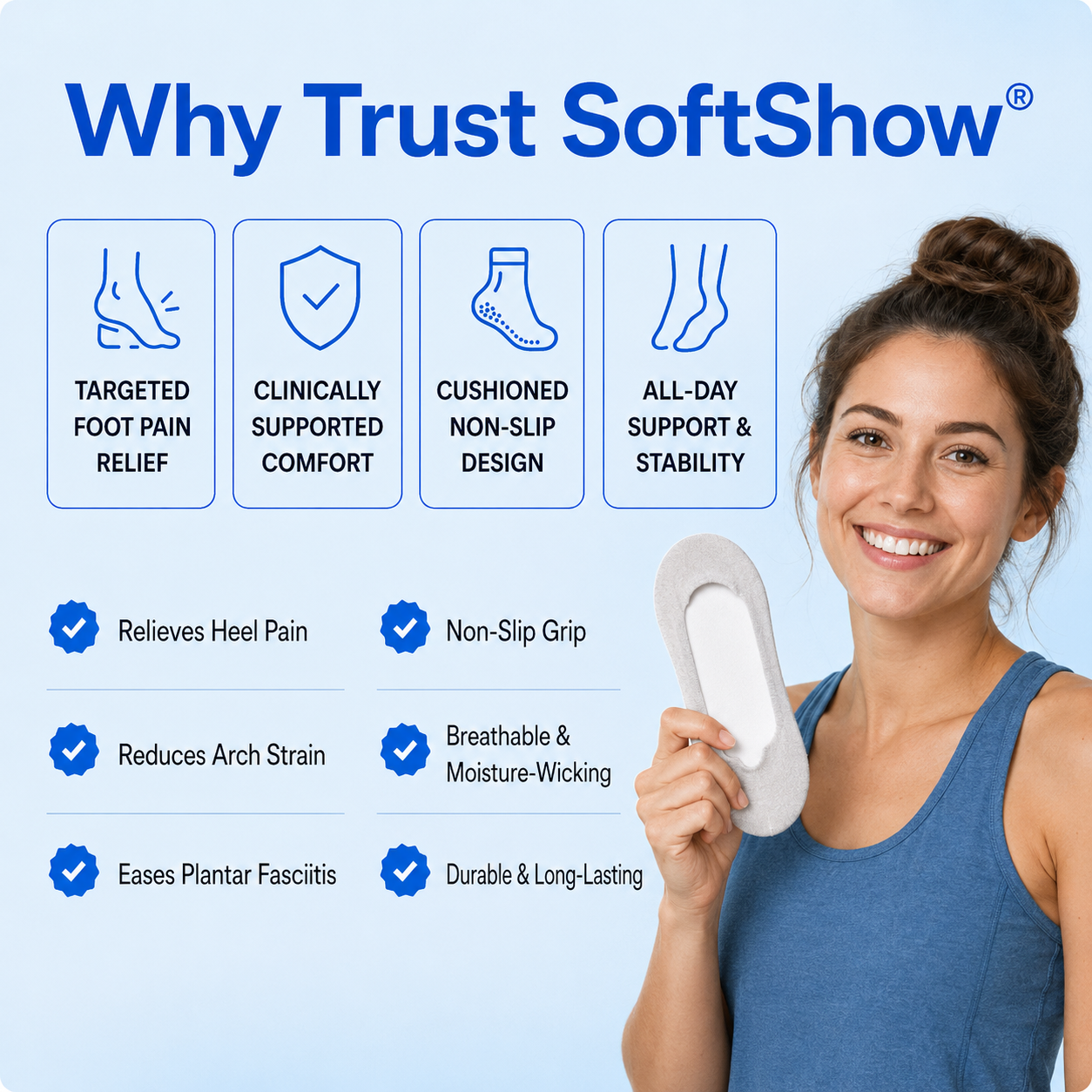 SoftShow™ Insole Socks